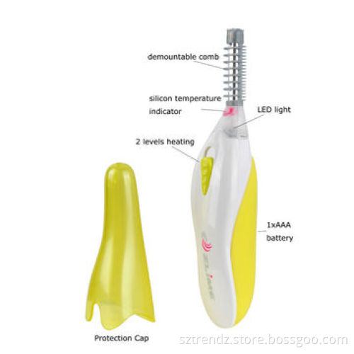 Zlime ZL-E1208 Eyelash Curler with Electric LED Light, battery operated